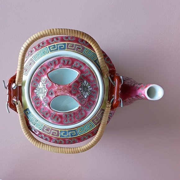 Chinese Famille Tea Set - Picture 8 of 14